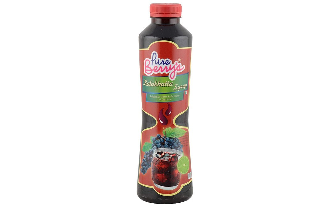 Pure Berry's Kalakhatta Syrup    Bottle  750 millilitre